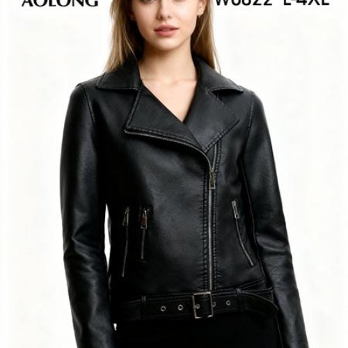 Куртка Immei (L-4XL) W6822 black (деми) Immei W6822 black