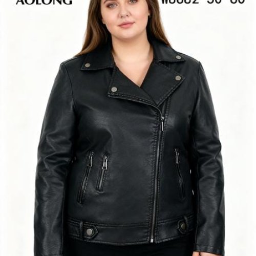 Куртка Immei (50-60) W8882 black (деми) Immei W8882 black