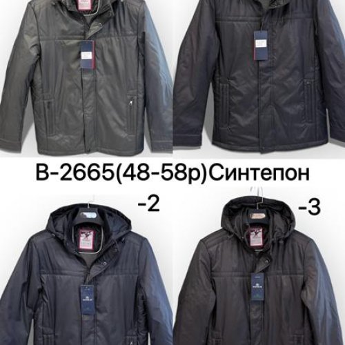 Куртка LiOpt (48-58) B2665-5 d.grey (деми) LiOpt B2665-5 d.grey