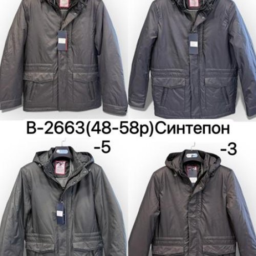 Куртка LiOpt (48-58) B2663-1 black (деми) LiOpt B2663-1 black