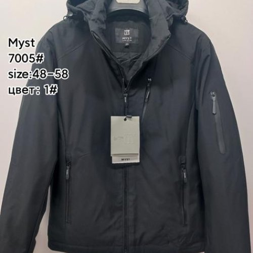 Куртка LiOpt (48-58) 7005-1 bkack (деми) LiOpt 7005-1 bkack