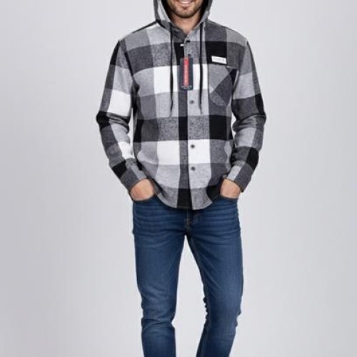 Рубашка Zalov (XL-5XL) ZW1206 black (деми) Zalov ZW1206 black