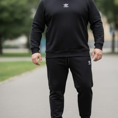 Костюм спорт Zalov (54-62) ZW1211 black (деми) Zalov ZW1211 black