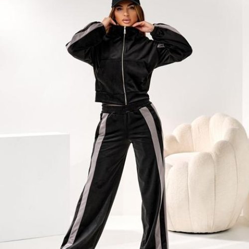 Костюм спорт Romeo life (42-56) 776 black (деми) Romeo life 776 black