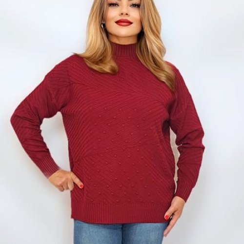 Свитер Romeo life (52-56) RL1061 wine (деми) Romeo life RL1061 wine