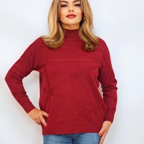 Свитер Romeo life (52-56) RL1062 wine (деми) Romeo life RL1062 wine