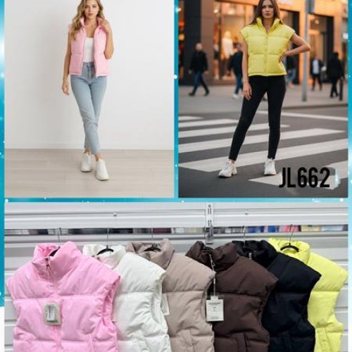 Жилетка Dorimodes (M-XL) JL662 beige (деми) Dorimodes JL662 beige