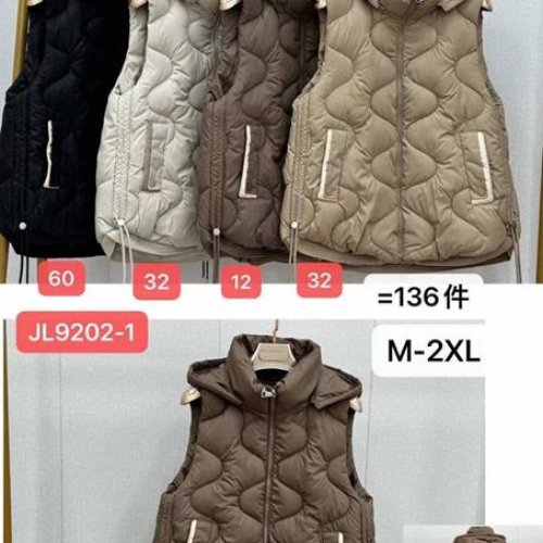 Жилетка Dorimodes (M-2XL) JL9202-1 black (деми) Dorimodes JL9202-1 black