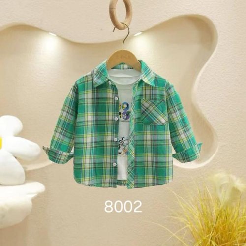 Рубашка Фунтик (2-6) 8002 green (деми) Фунтик 8002 green