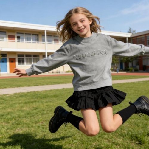 Свитер Yalisi (120-170) 99032 grey (деми) Yalisi 99032 grey