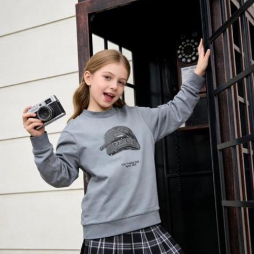 Свитер Yalisi (120-170) 99103 grey (деми) Yalisi 99103 grey