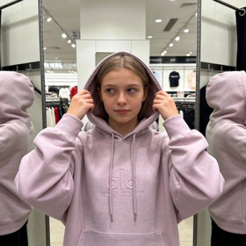 Худи Yalisi (150-180) UT8059 pink (деми) Yalisi UT8059 pink