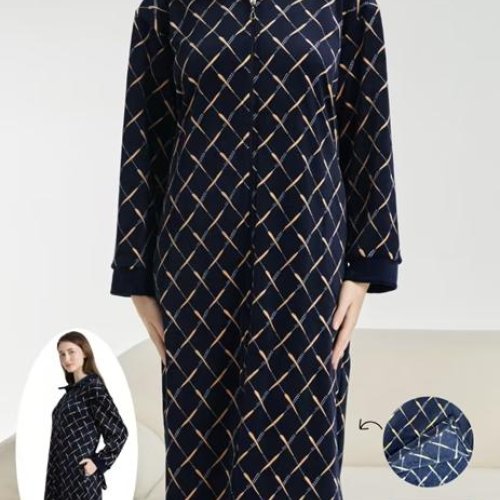 Халат Brilliant (58-66) 901-23 navy (деми) Brilliant 901-23 navy