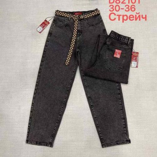Джинсы Jeans Club (30-36) D82101 brown (деми) Jeans Club D82101 brown