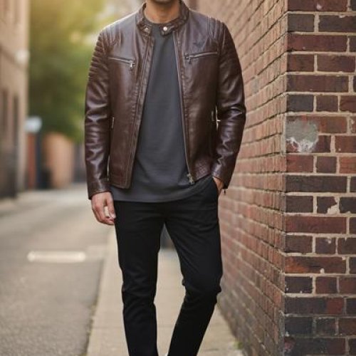 Куртка LiOpt (48-60) L08 brown (деми) LiOpt L08 brown