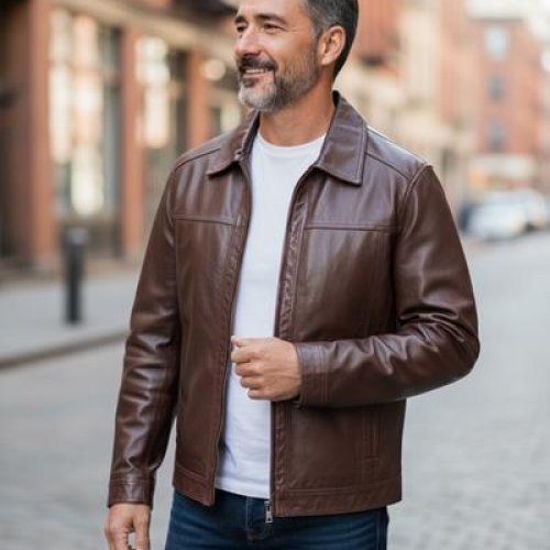 Куртка LiOpt (48-60) L18 brown (деми) LiOpt L18 brown