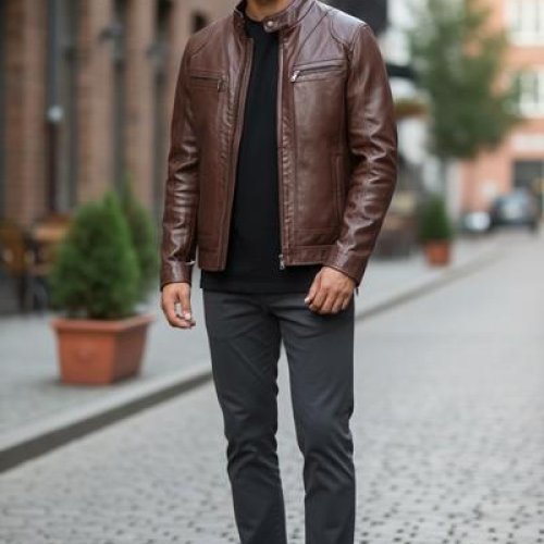 Куртка LiOpt (48-60) L23 brown (деми) LiOpt L23 brown