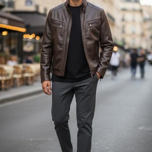 Куртка LiOpt (48-60) L34 brown (деми) LiOpt L34 brown