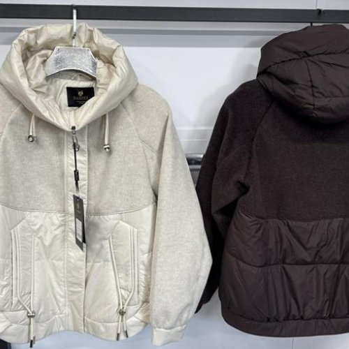 Куртка Orange Chinese (M-2XL) 26-020 milk (деми) Orange Chinese 26-020 milk