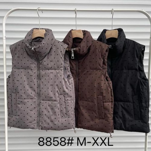 Жилетка DGMD (M-2XL) 8858 black (деми) DGMD 8858 black