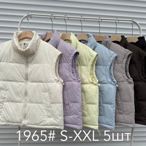 Жилетка DGMD (S-2XL) 1965 milk (деми) DGMD 1965 milk