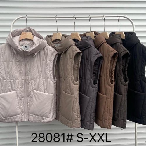 Жилетка DGMD (S-2XL) 28081 d.grey (деми) DGMD 28081 d.grey