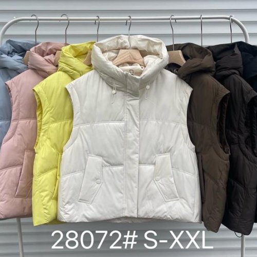 Жилетка DGMD (S-2XL) 28072 white (деми) DGMD 28072 white