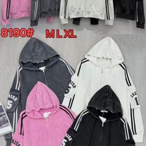 Кофта спорт DGMD (M-XL) 8190 pink (деми) DGMD 8190 pink