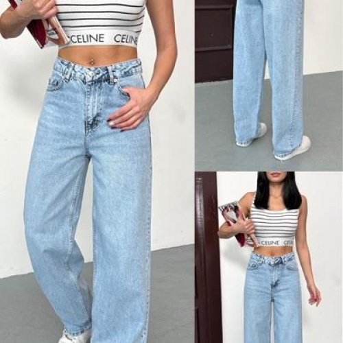 Джинсы Maxim Jeans (25-28) 717-1 l.blue (деми) Maxim Jeans 717-1 l.blue