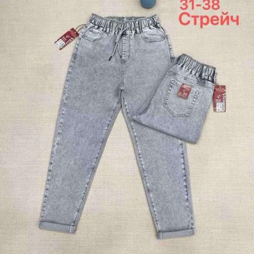Джинсы Maxim Jeans (31-38) 110 l.grey (деми) Maxim Jeans 110 l.grey
