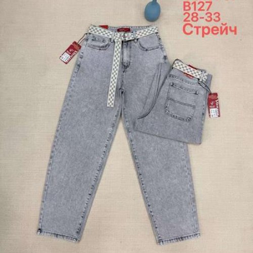 Джинсы Maxim Jeans (28-33) 127 l.grey (деми) Maxim Jeans 127 l.grey