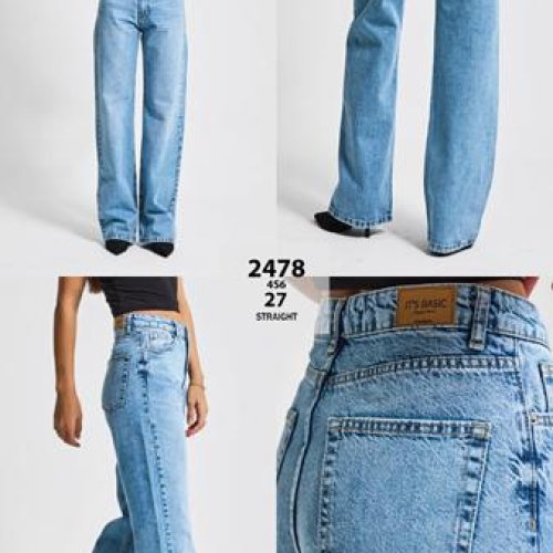 Джинсы Maxim Jeans (34-42) 2478-27 l.blue (деми) Maxim Jeans 2478-27 l.blue