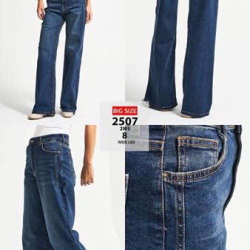 Джинсы Maxim Jeans (38-48) 2507-8 navy (деми) Maxim Jeans 2507-8 navy