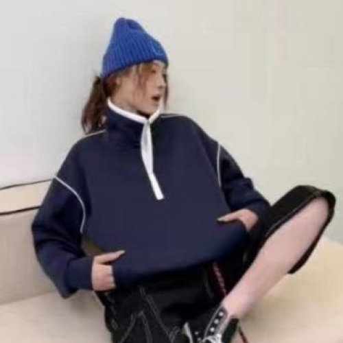 Худи DIVO (one size) 10496 navy (деми) DIVO 10496 navy