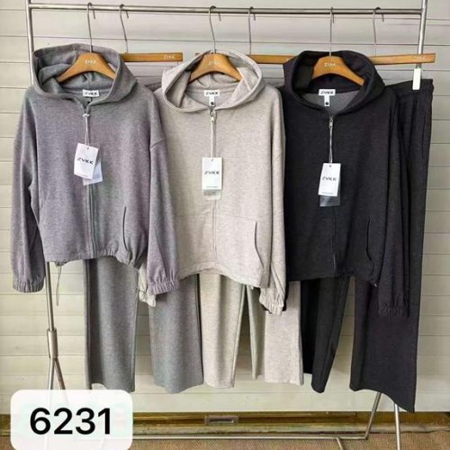 Костюм спорт DIVO (S-L) 6231 grey (деми) DIVO 6231 grey