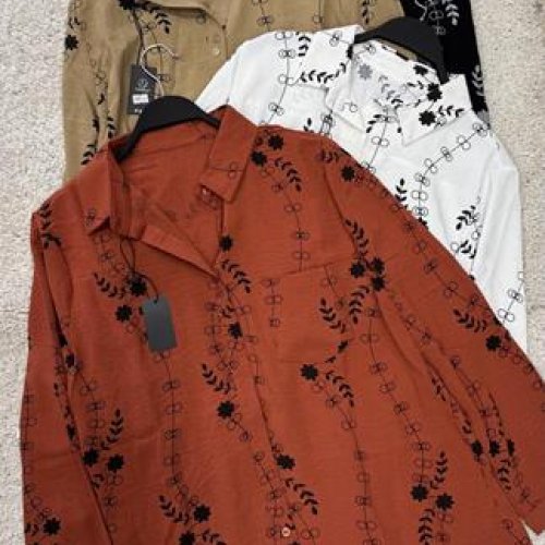 Рубашка DIVO (one size) DV443 beige (деми) DIVO DV443 beige