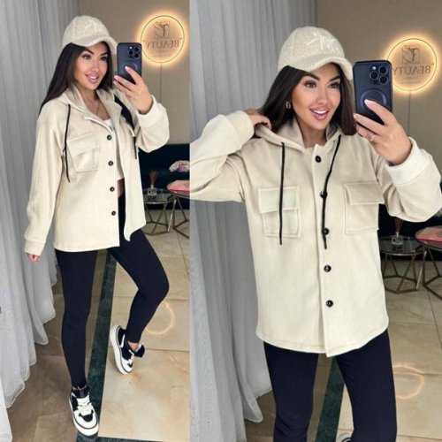 Рубашка Arina (42-48) 1556 l.beige (зима) Arina 1556 l.beige