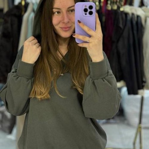 Батник Arina (42-52) 1676 khaki (деми) Arina 1676 khaki