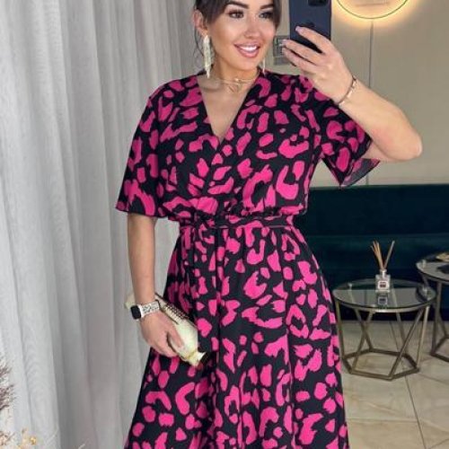 Платье Arina (42-52) 2353 pink (лето) Arina 2353 pink