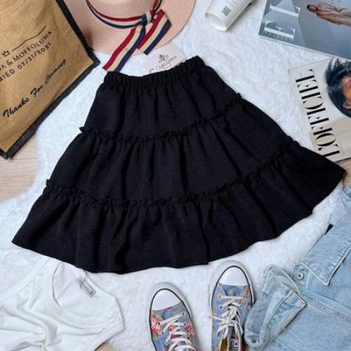 Юбка Arina (42-46) 2456 black (лето) Arina 2456 black