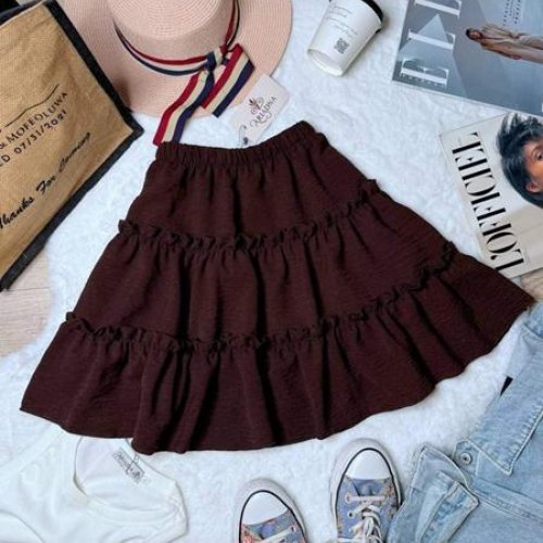 Юбка Arina (42-46) 2456 brown (лето) Arina 2456 brown