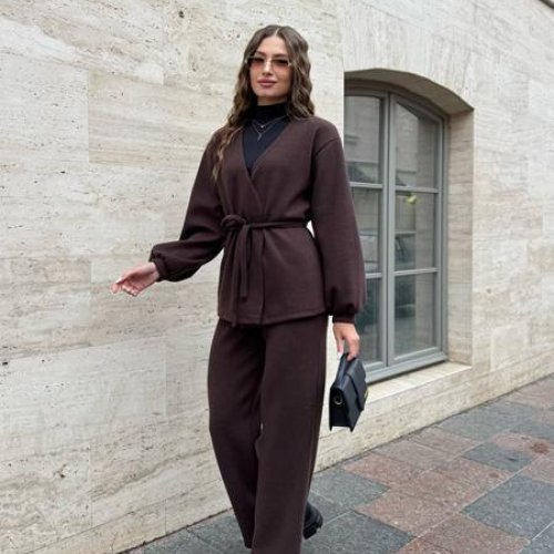 Костюм Arina (42-48) 5168 brown (зима) Arina 5168 brown