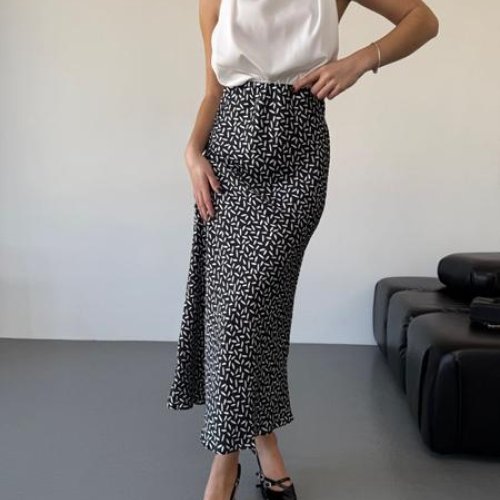 Юбка Arina (42-46) 8066 black (лето) Arina 8066 black