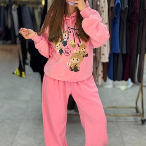 Костюм спорт Arina (M-XL) F271 pink (зима) Arina F271 pink