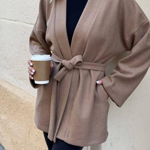 Кардиган Arina (42-48) 1665 brown (деми) Arina 1665 brown