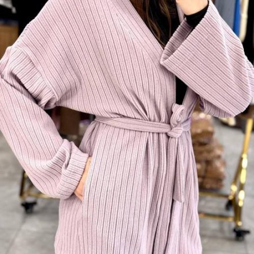 Кардиган Arina (42-48) 1666 powder (деми) Arina 1666 powder