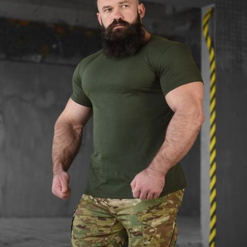 Футболка Madoka (2XL-6XL) 1245 green (лето) Madoka 1245 green