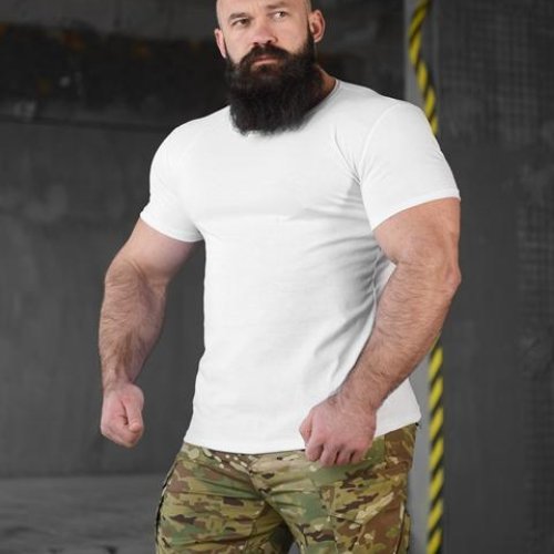 Футболка Madoka (2XL-6XL) 1246 white (лето) Madoka 1246 white