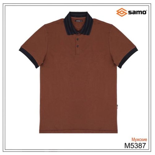Футболка Samo (48-56) M5387 brown (лето) Samo M5387 brown