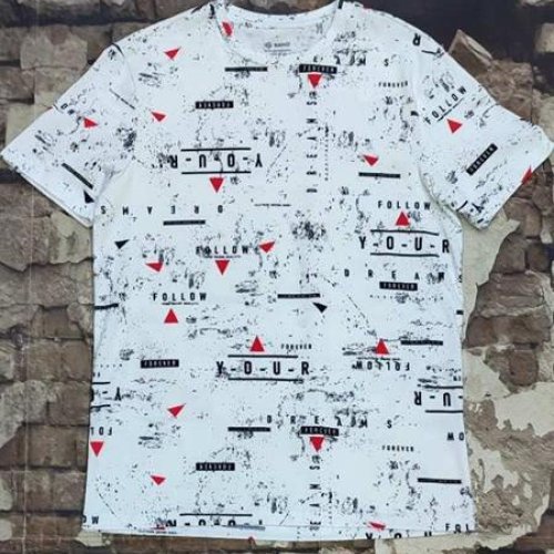 Футболка Samo (M-2XL) M5488R white (лето) Samo M5488R white